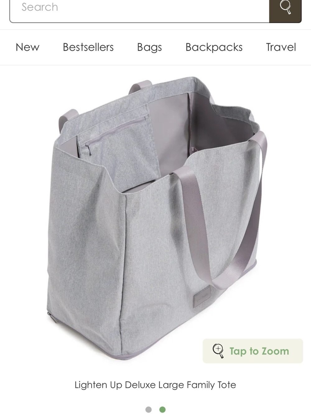 Vera Bradley - NWT lighten up tote